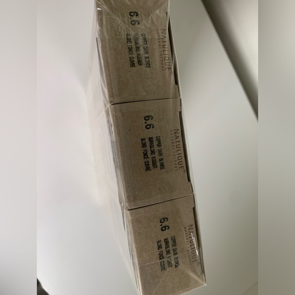 Natulique hair color copper dark blonde lot of 3 boxes ammonia free - Picture 3 of 7